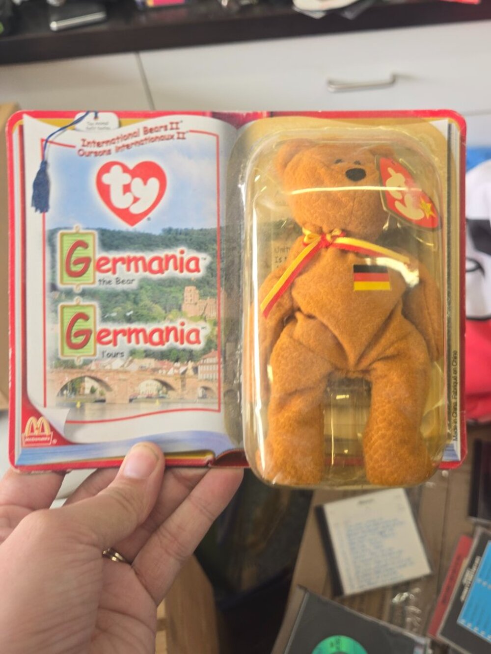 Ty Beanie Babies McDonald's International Bears II Germania The Bear | Size OS